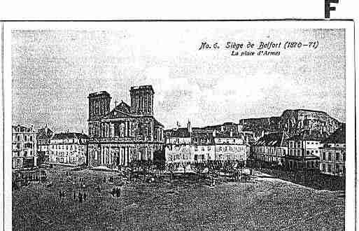 Ville de BELFORT Carte postale ancienne Ville de BELFORT Carte postale ancienne